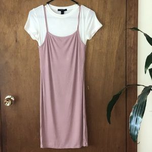 T-shirt dress, light pink